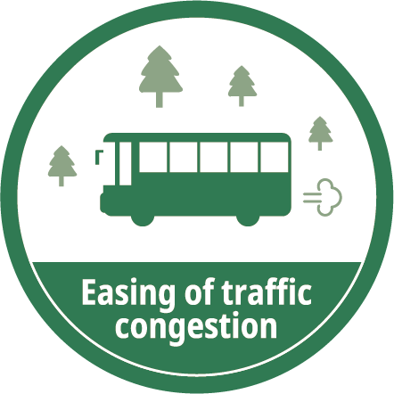 Easing of traffic congestion